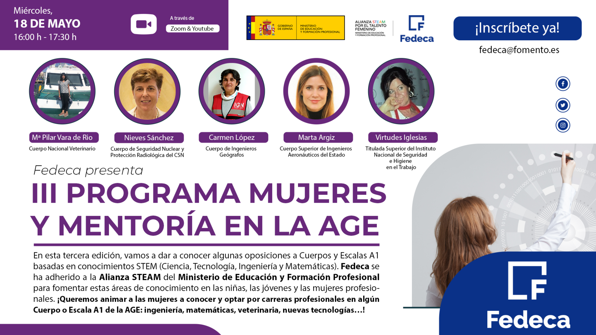 III programa mujeres y mentoría en la AGE
