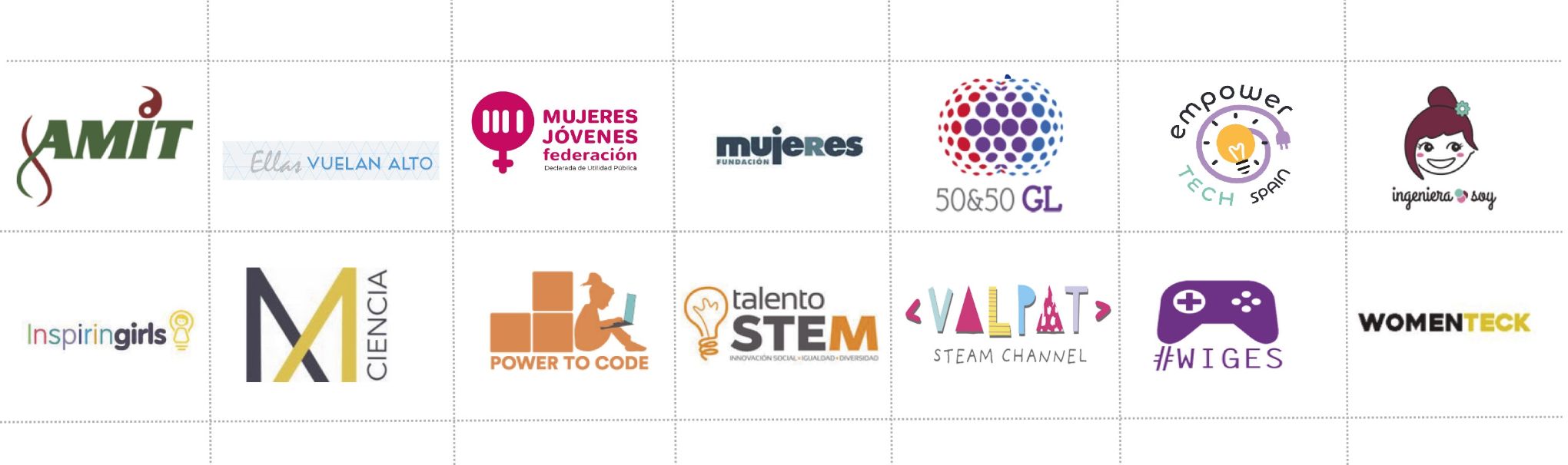 Imagen con logototipos de las entidades que se detallan más abajo con enlace a sus sitios web