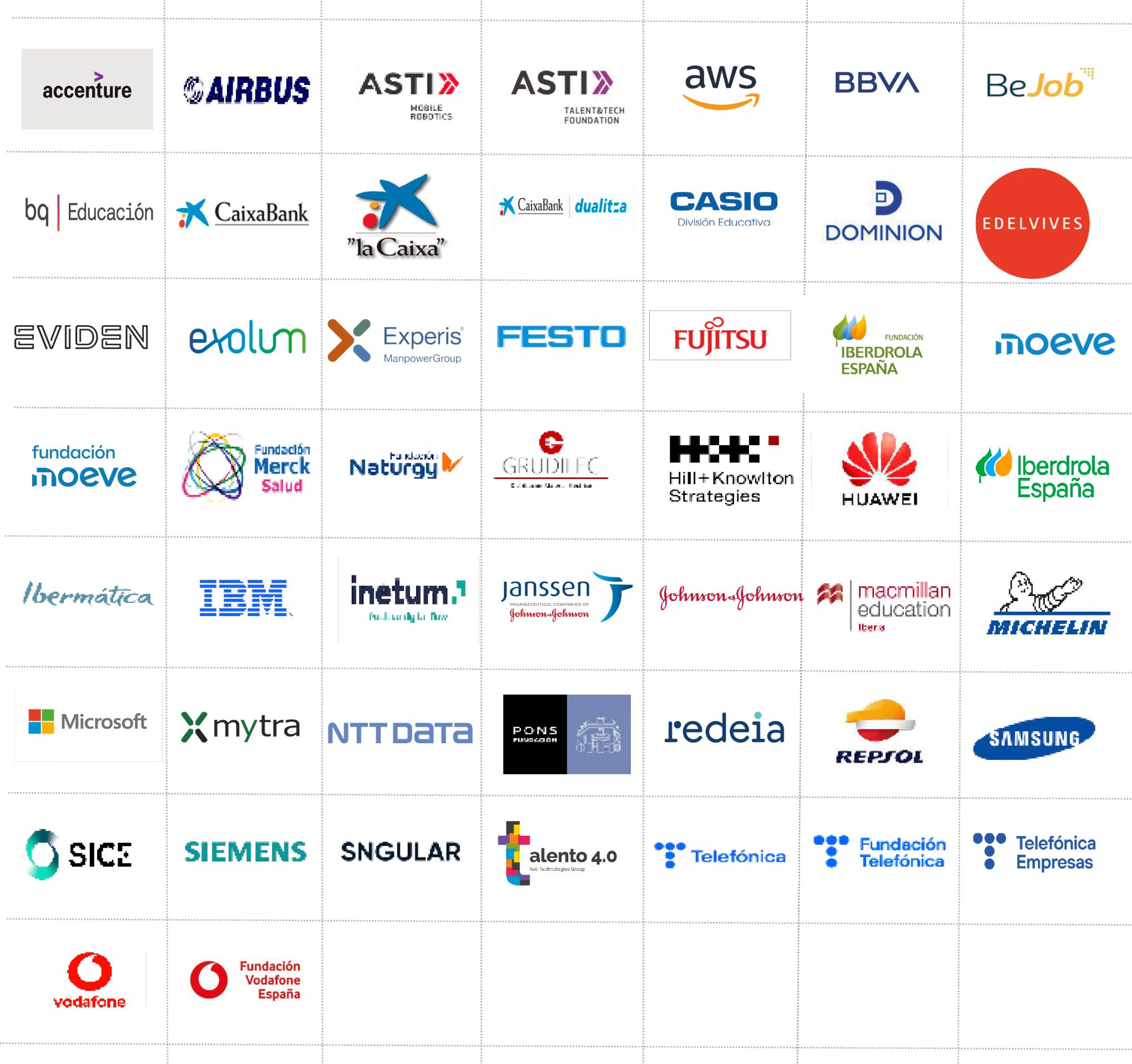 Imagen con logototipos de las entidades que se detallan más abajo con enlace a sus sitios web