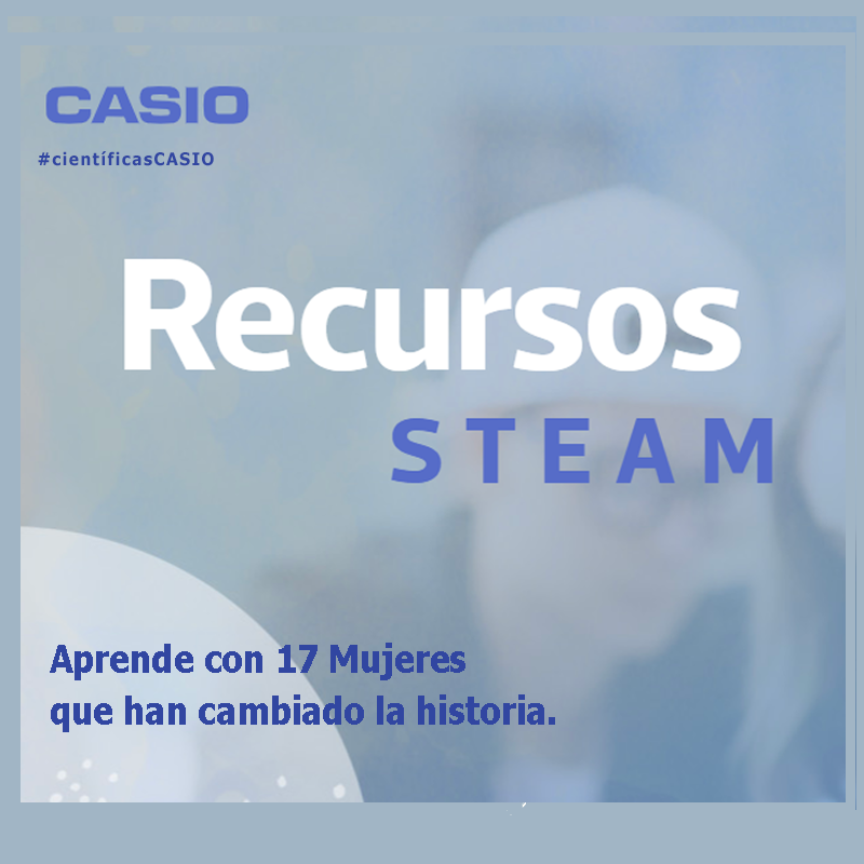 Imagen con texto Recursos STEAM de CASIO