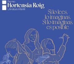 Imagen con niñas: si lo lees lo imaginas, si lo imaginas es posible