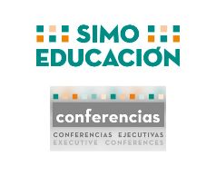 cartel con logo de SIMO educación