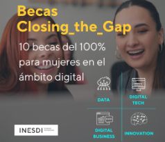 Imagen de la convocatoria Closing the gap dos chicas detras del anuncio