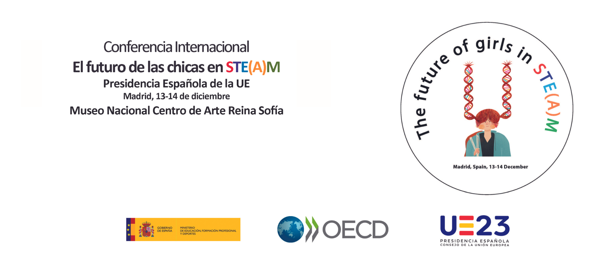 cartel conferencia internacional el futuro de las chicas en STEAM