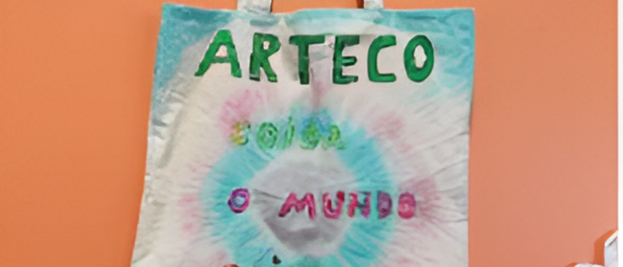 Bolsa reutilizable hecha en taller