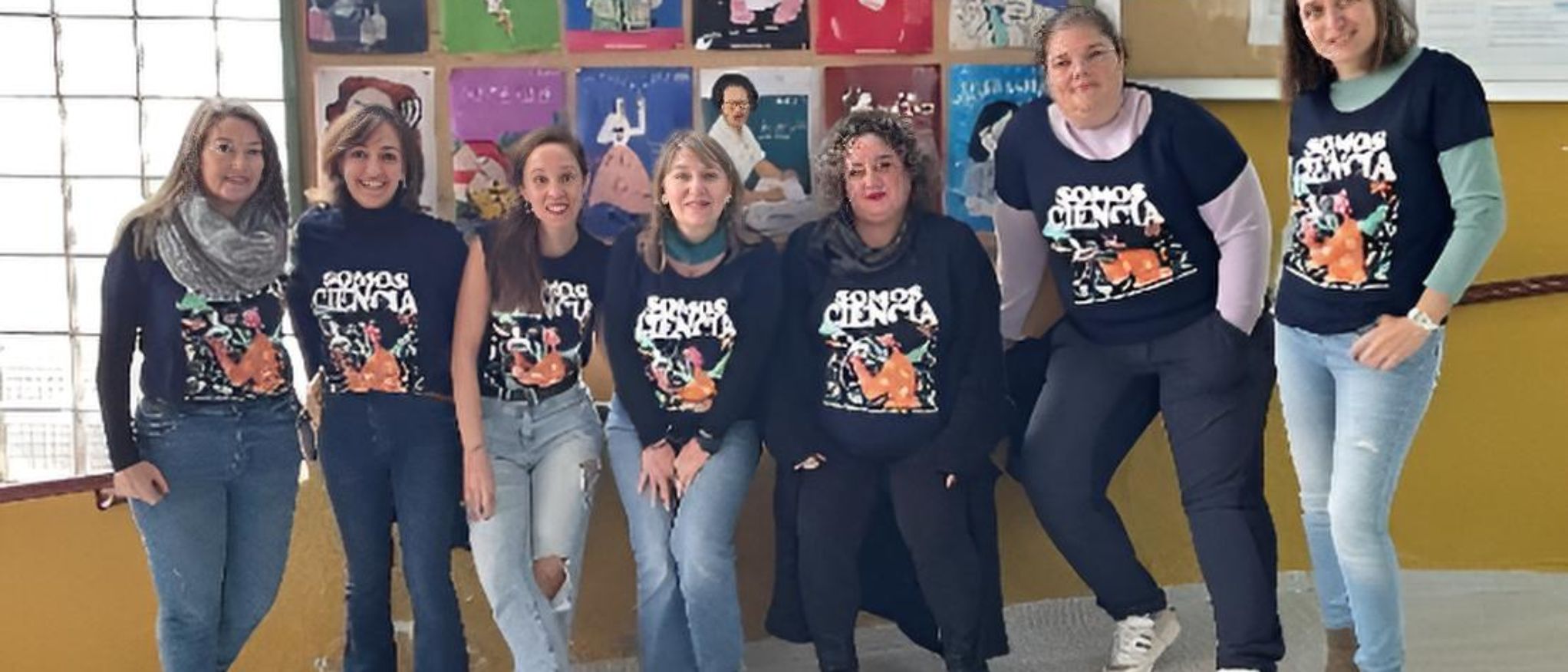 Profesoras en la semana de la mujer