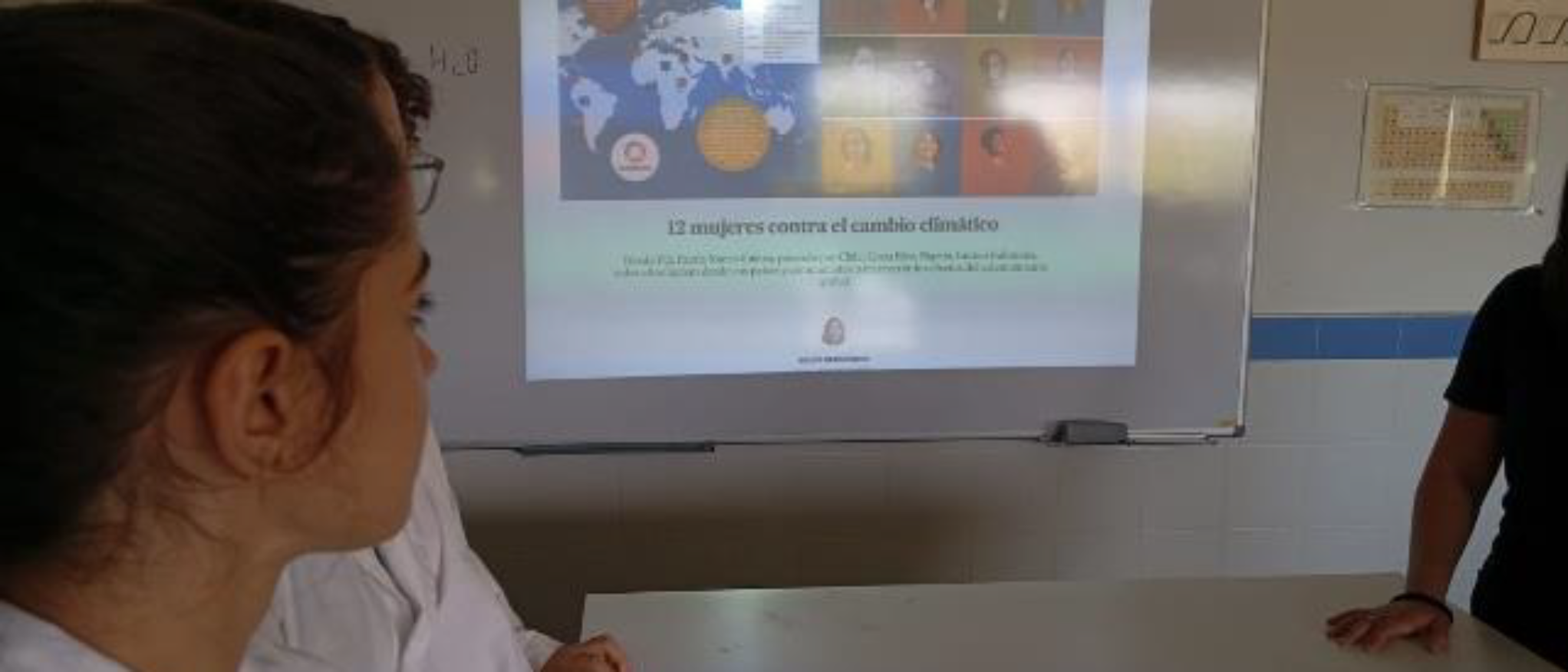 Imagen de grupo de alumnas en la actividad A1 Indagación y puesta en común