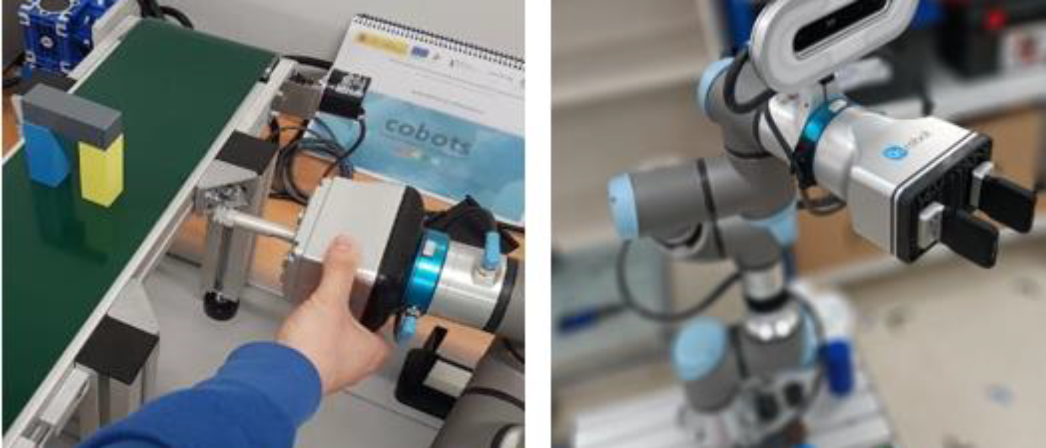Imágenes de la investigación en 5 tecnologías del proyecto COBOTS
