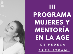III programa mujeres y mentoría en la AGE